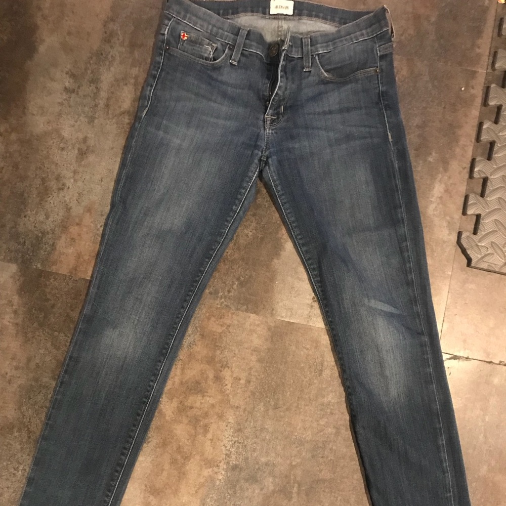 Light-wash Hudson Skinny Jeans